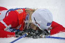 02.01.08, Nove Mesto, Czech Republic (CZE): Therese Johaug (NOR), feature - FIS world cup cross-country, tour de ski, 10 km women, Nove Mesto (CZE). www.nordicfocus.com. c Hemmersbach/NordicFocus. Every downloaded picture is fee-liable.
