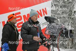 02.01.08, Nove Mesto, Czech Republic (CZE): feature, TV camera adjustment for the competition - FIS world cup cross-country, tour de ski, 10 km women, Nove Mesto (CZE). www.nordicfocus.com. c Hemmersbach/NordicFocus. Every downloaded picture is fee-liable.