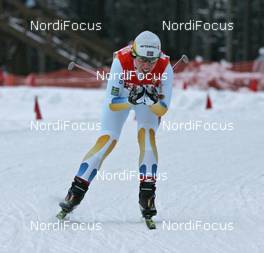 01.01.08, Nove Mesto, Czech Republic (CZE): Charlotte Kalla (SWE)  - FIS world cup cross-country, tour de ski, 10 km women handicap start, Nove Mesto (CZE). www.nordicfocus.com. c Hemmersbach/NordicFocus. Every downloaded picture is fee-liable.