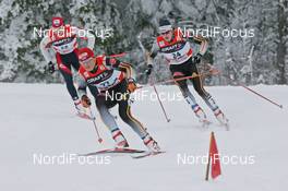 01.01.08, Nove Mesto, Czech Republic (CZE): group, l-r Martin Jaks (CZE), Tobias Angerer (GER), Franz Goering, Gsring (GER)  - FIS world cup cross-country, tour de ski, 15 km men handicap start, Nove Mesto (CZE). www.nordicfocus.com. c Hemmersbach/NordicFocus. Every downloaded picture is fee-liable.