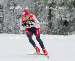 01.01.08, Nove Mesto, Czech Republic (CZE): Lukas Bauer (CZE)  - FIS world cup cross-country, tour de ski, 15 km men handicap start, Nove Mesto (CZE). www.nordicfocus.com. c Hemmersbach/NordicFocus. Every downloaded picture is fee-liable.