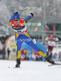 01.01.08, Nove Mesto, Czech Republic (CZE): Roman Leybyuk (UKR)  - FIS world cup cross-country, tour de ski, 15 km men handicap start, Nove Mesto (CZE). www.nordicfocus.com. c Hemmersbach/NordicFocus. Every downloaded picture is fee-liable.