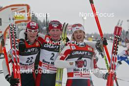 01.01.08, Nove Mesto, Czech Republic (CZE): group, l-r Martin Jaks (CZE), Lukas Bauer (CZE), Martin Koukal (CZE)  - FIS world cup cross-country, tour de ski, 15 km men handicap start, Nove Mesto (CZE). www.nordicfocus.com. c Hemmersbach/NordicFocus. Every downloaded picture is fee-liable.