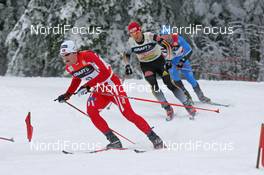 01.01.08, Nove Mesto, Czech Republic (CZE): group, l-r Jens Arne Svartedal (NOR), Axel Teichmann (GER), Martin Bajcicak (SVK)  - FIS world cup cross-country, tour de ski, 15 km men handicap start, Nove Mesto (CZE). www.nordicfocus.com. c Hemmersbach/NordicFocus. Every downloaded picture is fee-liable.