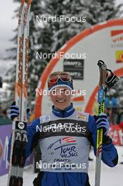 06.01.08, Val di Fiemme, Italy (ITA): Virpi Kuitunen (FIN), 2nd Tour de Ski - FIS world cup cross-country, tour de ski, final climb women, Val di Fiemme (ITA). www.nordicfocus.com. c Hemmersbach/NordicFocus. Every downloaded picture is fee-liable.