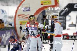 05.01.08, Val di Fiemme, Italy (ITA): bad mood in the swedish team - FIS world cup cross-country, tour de ski, mass men, Val di Fiemme (ITA). www.nordicfocus.com. c Felgenhauer/NordicFocus. Every downloaded picture is fee-liable.