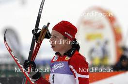 05.01.08, Val di Fiemme, Italy (ITA): Justyna Kowalczyk (POL)  - FIS world cup cross-country, tour de ski, mass women, Val di Fiemme (ITA). www.nordicfocus.com. c Felgenhauer/NordicFocus. Every downloaded picture is fee-liable.