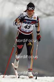 09.02.2008, Otepaeae, Estland (EST): Katrin Zeller (GER)  - FIS world cup cross-country, 10km women, Otepaeae (EST). www.nordicfocus.com. c Felgenhauer/NordicFocus. Every downloaded picture is fee-liable.