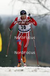 09.02.2008, Otepaeae, Estland (EST): Odd-Bjoern Hjelmeset (NOR)  - FIS world cup cross-country, 15km men, Otepaeae (EST). www.nordicfocus.com. c Felgenhauer/NordicFocus. Every downloaded picture is fee-liable.