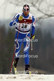 09.02.2008, Otepaeae, Estland (EST): Valerio Checchi (ITA)  - FIS world cup cross-country, 15km men, Otepaeae (EST). www.nordicfocus.com. c Felgenhauer/NordicFocus. Every downloaded picture is fee-liable.