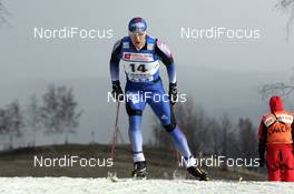 16.02.2008, Liberec, Czech Republic (CZE): Evgenji Dementiev (RUS)  - FIS world cup cross-country, 15km men, Liberec (CZE). www.nordicfocus.com. c Felgenhauer/NordicFocus. Every downloaded picture is fee-liable.