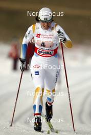 17.02.2008, Liberec, Czech Republic (CZE): Charlotte Kalla (SWE)  - FIS world cup cross-country,team sprint, Liberec (CZE). www.nordicfocus.com. c Felgenhauer/NordicFocus. Every downloaded picture is fee-liable.
