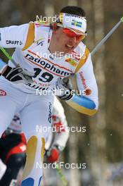 23.02.2008, Falun, Sweden (SWE): Johan Olsson (SWE) - FIS world cup cross-country, pursuit men, Falun (SWE). www.nordicfocus.com. c Manzoni/NordicFocus. Every downloaded picture is fee-liable.