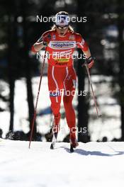 24.02.2008, Falun, Sweden (SWE): Astrid Jacobsen (NOR) - FIS world cup cross-country, relay women, Falun (SWE). www.nordicfocus.com. c Manzoni/NordicFocus. Every downloaded picture is fee-liable.