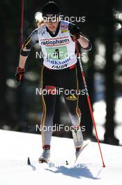 24.02.2008, Falun, Sweden (SWE): Katrin Zeller (GER) - FIS world cup cross-country, relay women, Falun (SWE). www.nordicfocus.com. c Manzoni/NordicFocus. Every downloaded picture is fee-liable.