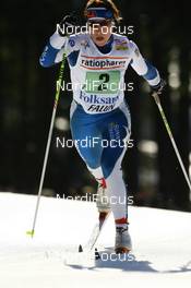 24.02.2008, Falun, Sweden (SWE): Aino Kaisa Saarinen (FIN) - FIS world cup cross-country, relay women, Falun (SWE). www.nordicfocus.com. c Manzoni/NordicFocus. Every downloaded picture is fee-liable.