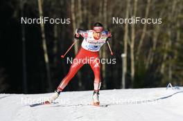 24.02.2008, Falun, Sweden (SWE): Laurence Rochat (SUI) - FIS world cup cross-country, relay women, Falun (SWE). www.nordicfocus.com. c Manzoni/NordicFocus. Every downloaded picture is fee-liable.