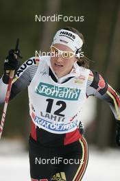 02.03.2008, Lahti, Finland (FIN): Nicole Fessel (GER) - FIS world cup cross-country, 10km women, Lahti (FIN). www.nordicfocus.com. c Furtner/NordicFocus. Every downloaded picture is fee-liable.