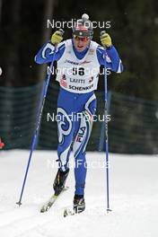 02.03.2008, Lahti, Finland (FIN): Roland Clara (ITA) - FIS world cup cross-country, 15km men, Lahti (FIN). www.nordicfocus.com. c Furtner/NordicFocus. Every downloaded picture is fee-liable.