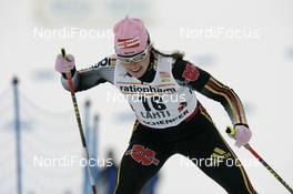 01.03.2008, Lahti, Finland (FIN): Evi Sachenbacher Stehle (GER) - FIS world cup cross-country, individual sprint, Lahti (FIN). www.nordicfocus.com. c Furtner/NordicFocus. Every downloaded picture is fee-liable.