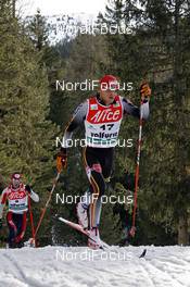 15.03.2008, Bormio, Italy (ITA): Tobias Angerer (GER) in the forest - FIS world cup cross-country, 20km mass men, Bormio (ITA). www.nordicfocus.com. c Felgenhauer/NordicFocus. Every downloaded picture is fee-liable.