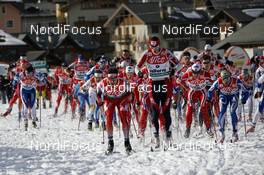 15.03.2008, Bormio, Italy (ITA): men's start - FIS world cup cross-country, 20km mass men, Bormio (ITA). www.nordicfocus.com. c Felgenhauer/NordicFocus. Every downloaded picture is fee-liable.