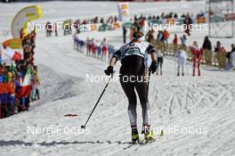 15.03.2008, Bormio, Italy (ITA): Stefanie Boehler (GER) chasing a group - FIS world cup cross-country, 10km mass women, Bormio (ITA). www.nordicfocus.com. c Felgenhauer/NordicFocus. Every downloaded picture is fee-liable.
