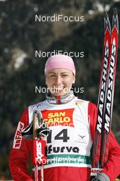 15.03.2008, Bormio, Italy (ITA): Justyna Kowalczyk (POL)  - FIS world cup cross-country, 10km mass women, Bormio (ITA). www.nordicfocus.com. c Felgenhauer/NordicFocus. Every downloaded picture is fee-liable.