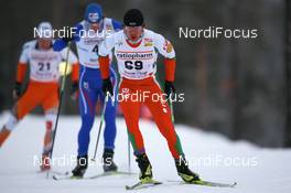 22.11.2008, Gaellivare, $weden (SWE): Sergei Dolidovich (BLR), Fischer, Rottefella - FIS world cup cross-country, 15km men, Gaellivare (SWE). www.nordicfocus.com. © Manzoni/NordicFocus. Every downloaded picture is fee-liable.