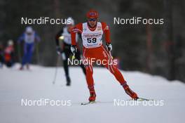 22.11.2008, Gaellivare, $weden (SWE): Morten Eilifsen (NOR), Fischer, Rottefella, Alpina, Swix - FIS world cup cross-country, 15km men, Gaellivare (SWE). www.nordicfocus.com. © Manzoni/NordicFocus. Every downloaded picture is fee-liable.
