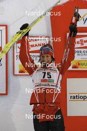 30.11.2008, Kuusamo, Finland (FIN): Marit Bjoergen (NOR), Fischer, Rottefella, Swix - FIS world cup cross-country, 10km women, Kuusamo (FIN). www.nordicfocus.com. © Felgenhauer/NordicFocus. Every downloaded picture is fee-liable.