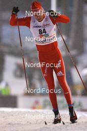 30.11.2008, Kuusamo, Finland (FIN): Toni Livers (SUI), Madshus, Rottefella, Swix, adidas - FIS world cup cross-country, 15km men, Kuusamo (FIN). www.nordicfocus.com. © Manzoni/NordicFocus. Every downloaded picture is fee-liable.