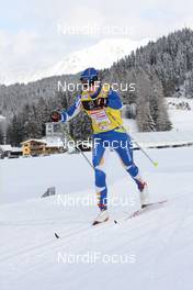 13.12.2008, Davos, Switzerland (SUI): Aino Kaisa Saarinen (FIN), Rossignol, Rottefella, One Way - FIS world cup cross-country, 10km women, Davos (SUI). www.nordicfocus.com. © Casanova/NordicFocus. Every downloaded picture is fee-liable.