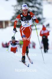 13.12.2008, Davos, Switzerland (SUI): Kristin Stoermer Steira (NOR), Madshus, Rottefella, One Way, Swix - FIS world cup cross-country, 10km women, Davos (SUI). www.nordicfocus.com. © Manzoni/NordicFocus. Every downloaded picture is fee-liable.