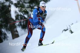 13.12.2008, Davos, Switzerland (SUI): Laure Barthelemy (FRA), Fischer, Salomon, Swix, Odlo - FIS world cup cross-country, 10km women, Davos (SUI). www.nordicfocus.com. © Manzoni/NordicFocus. Every downloaded picture is fee-liable.