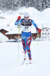 13.12.2008, Davos, Switzerland (SUI): Karine Laurent Philippot (FRA), Rossignol, Rottefella, One Way, Odlo - FIS world cup cross-country, 10km women, Davos (SUI). www.nordicfocus.com. © Casanova/NordicFocus. Every downloaded picture is fee-liable.