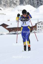 13.12.2008, Davos, Switzerland (SUI): Svetlana Malahova (UKR)- FIS world cup cross-country, 10km women, Davos (SUI). www.nordicfocus.com. © Casanova/NordicFocus. Every downloaded picture is fee-liable.