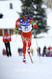 13.12.2008, Davos, Switzerland (SUI): Anders Aukland (NOR), Atomic, One Way - FIS world cup cross-country, 15km men, Davos (SUI). www.nordicfocus.com. © Manzoni/NordicFocus. Every downloaded picture is fee-liable.