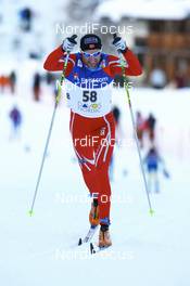13.12.2008, Davos, Switzerland (SUI): Odd-Bjoern Hjelmeset (NOR), Rossignol, Rottefella, One Way - FIS world cup cross-country, 15km men, Davos (SUI). www.nordicfocus.com. © Manzoni/NordicFocus. Every downloaded picture is fee-liable.