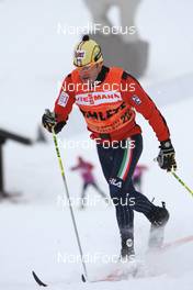 12.12.2008, Davos, Switzerland (SUI): Pietro Piller Cottrer (ITA), Rossignol, Rottefella, One Way - FIS world cup cross-country, training, Davos (SUI). www.nordicfocus.com. © Casanova/NordicFocus. Every downloaded picture is fee-liable.