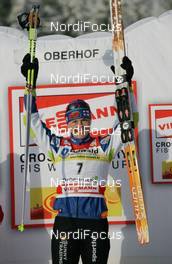 28.12.2008, Oberhof, Germany (GER): 1st Virpi Kuitunen (FIN), Rossignol, Rottefella, One Way  - FIS world cup cross-country, tour de ski, 10km women handicap start, Oberhof (GER). www.nordicfocus.com. © Hemmersbach/NordicFocus. Every downloaded picture is fee-liable.