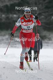 31.12.2008, Nove Mesto, Czech Republic (CZE): Vesna Fabjan (SLO), Fischer, Rottefella, Alpina, Swix   - FIS world cup cross-country, tour de ski, 10km women, Nove Mesto (CZE). www.nordicfocus.com. © Hemmersbach/NordicFocus. Every downloaded picture is fee-liable.