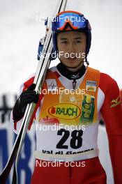 13.01.2008, Val di Fiemme, Italy (ITA): Norihito Kobayashi (JPN)  - FIS world cup nordic combined, sprint, Val di Fiemme (ITA). www.nordicfocus.com. c Felgenhauer/NordicFocus. Every downloaded picture is fee-liable.