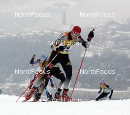 13.01.2008, Val di Fiemme, Italy (ITA): Christian Beetz (GER)  - FIS world cup nordic combined, sprint, Val di Fiemme (ITA). www.nordicfocus.com. c Felgenhauer/NordicFocus. Every downloaded picture is fee-liable.