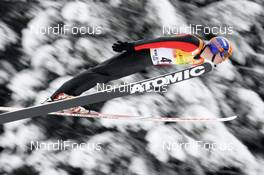 13.01.2008, Val di Fiemme, Italy (ITA): Bill Demong (USA)  - FIS world cup nordic combined, sprint, Val di Fiemme (ITA). www.nordicfocus.com. c Felgenhauer/NordicFocus. Every downloaded picture is fee-liable.