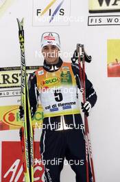 13.01.2008, Val di Fiemme, Italy (ITA): Jason Lamy-Chappuis (FRA)  - FIS world cup nordic combined, sprint, Val di Fiemme (ITA). www.nordicfocus.com. c Felgenhauer/NordicFocus. Every downloaded picture is fee-liable.