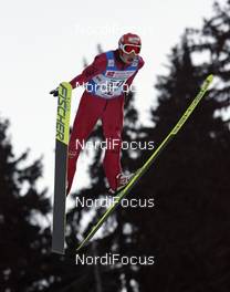 16.02.2008, Liberec, Czech Republic (CZE): Eric Frenzel (GER)  - FIS world cup nordic combined, mass start, Liberec (CZE). www.nordicfocus.com. c Felgenhauer/NordicFocus. Every downloaded picture is fee-liable.
