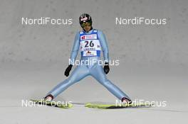 16.02.2008, Liberec, Czech Republic (CZE): Jason Lamy-Chappuis (FRA)  - FIS world cup nordic combined, mass start, Liberec (CZE). www.nordicfocus.com. c Felgenhauer/NordicFocus. Every downloaded picture is fee-liable.