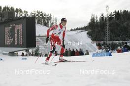 29.02.2008, Lahti, Finland (FIN): Mario Stecher (AUT) - FIS world cup nordic combined, individual gundersen, Lahti (FIN). www.nordicfocus.com. c Furtner/NordicFocus. Every downloaded picture is fee-liable.