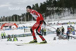 29.02.2008, Lahti, Finland (FIN): Bernhard Gruber (AUT)  - FIS world cup nordic combined, individual gundersen, Lahti (FIN). www.nordicfocus.com. c Furtner/NordicFocus. Every downloaded picture is fee-liable.